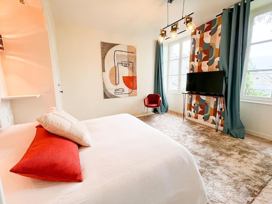 Appartement Cote Jardin - Centre Alençon Exteriör bild